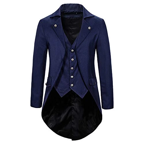 Men Jacket Winter Fancy Printed Unisex Tagless Loose Oversize Comfortable Jacket Coin Pocket Keyhole Neck Full Zip Stretch Solid Ultra Cotton Long Sleeve Shirt Navy