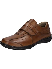 Men Low Shoes with Hook-and-Loop ALEC, Men´s Low Shoes,Width K (Extra Wide),Removable Insole,Casual Shoe,Hook-and-Loop,Brown (Cognac),43 EU / 9 UK Men Low Shoes with Hook-and-Loop ALEC, Men´s Low Shoes,Width K (Extra Wide),Removable Insole,Casual Shoe,Hook-and-Loop,Brown (Cognac),43 EU / 9 UK