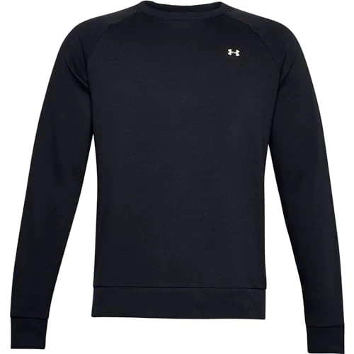 Men Rival Fleece Crew, Sports jumper with loose fit, comfortable and warm men's jumper