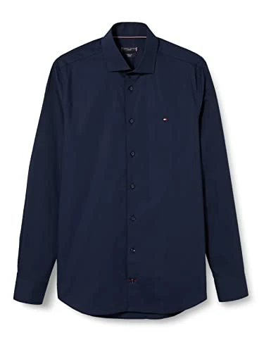 Men Shirt Long-Sleeve, Blue (Navy Blazer), 42