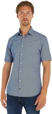 Men Short-Sleeve Shirt, Blue (Anchor Blue / Optic White), 41