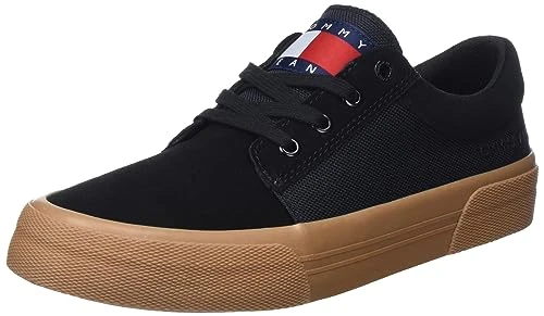 Men Skate Derby Trainers Vulcanised, Black (Black), 6.5 UK