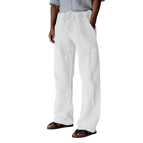 Men Sweatpants Extra Long Joggers Christmas Pyjama Bottoms high Waisted Wide Leg Trousers tan Dress Pants for Men Jean Joggers for Men 5XL UK Size
