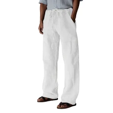 Men Sweatpants Extra Long Joggers Christmas Pyjama Bottoms high Waisted Wide Leg Trousers tan Dress Pants for Men Jean Joggers for Men 5XL UK Size