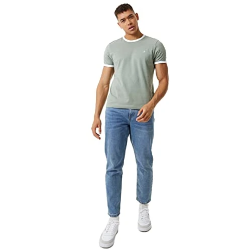 Men Tapered Jeans Mid Indigo 32W R
