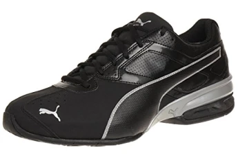 Men Tazon 6 FM Road Running Shoes, Black- Silver, 11 UK Men Tazon 6 FM Road Running Shoes, Black- Silver, 11 UK