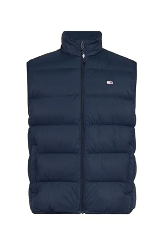 Men Tjm Light Down Vest Vests, M, Blue