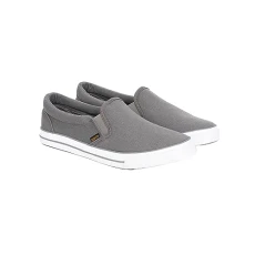 Men Trainers Slip On Canvas Plimsolls Pumps Casual Flat Gym Shoe Grey 12 UK Men Trainers Slip On Canvas Plimsolls Pumps Casual Flat Gym Shoe Grey 12 UK