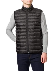 Men Vest Padded, Black (Black), M Men Vest Padded, Black (Black), M