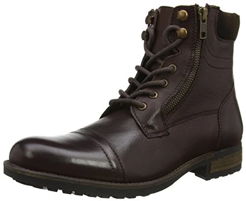 Men Wear 'Em in Boots Combat, Brown (a-Brown), 11 UK