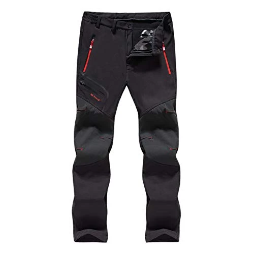 Men Windproof Outdoor Camping Hiking Warm Thick Trousers Pants