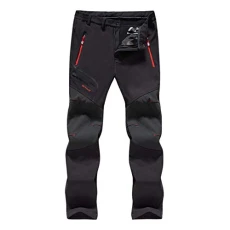 Men Windproof Outdoor Camping Hiking Warm Thick Trousers Pants