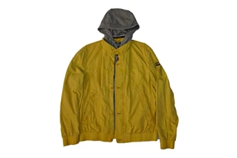 men yellow hooded bomber jacket coat Ohagen-D 50245272 (as8, alpha, m, regular, regular)