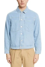 Men's 013ee2g307 Jacket, Blue Light Washed, L Men's 013ee2g307 Jacket, Blue Light Washed, L