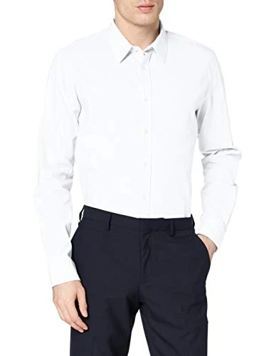 Men's 02.899.21.4429 Business Shirt, White (White 0100), 15