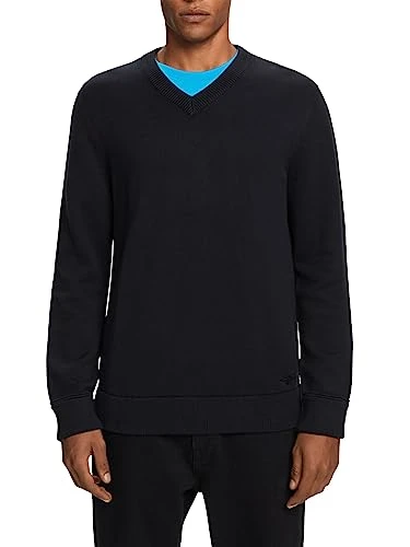 Men's 073ee2i306 Sweater, Black, S