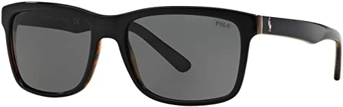 Men's 0PH4098 Sunglasses, Top Black On Jerry Tortoise, 57