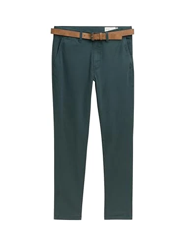 Men's 1027694 Slim Chino Trousers, 10362 Dark Gable Green, 28 W/34 L