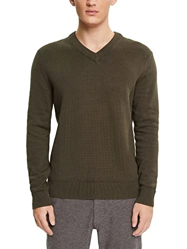 Men's 102ee2i317 Sweater, 355/Dark Khaki, M