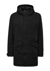 Men's 10.3.11.16.160.2132489 Parka, Black, L