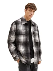 Men's 1037384 Jacket, 32698-grey Black Off White Check, XXL