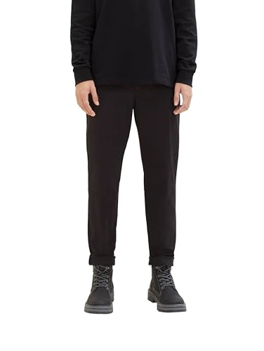 Men's 1038994 Relaxed Tapered Trousers, 29999-Black, XS