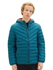 Men's 1039214 Lightweight Quilted Jacket with Hood, 19059-deep Jade Green, L Men's 1039214 Lightweight Quilted Jacket with Hood, 19059-deep Jade Green, L