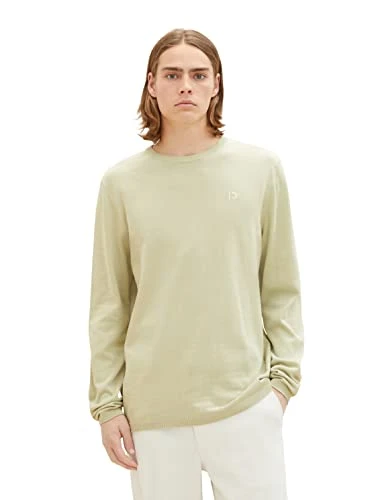 Men's 1039943 Basic Crew-Neck Knitted Jumper, 32246-garden Peat, XXL