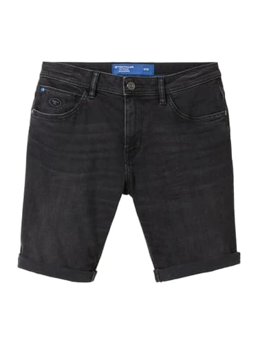 Men's 1040174 Bermuda Jeans Shorts, 10270 - Black Black Denim,