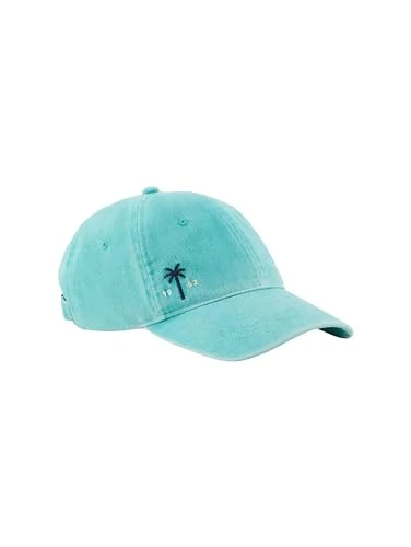 Men's 1042185 Basic Cap with Embroidery, 35272-Meadow Teal, One Size