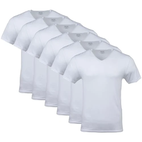 Men's 1103 cm Undershirt, White (Pack of 6), S