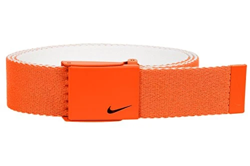 Men's 11249804 Belt, Team Orange/White, One Size