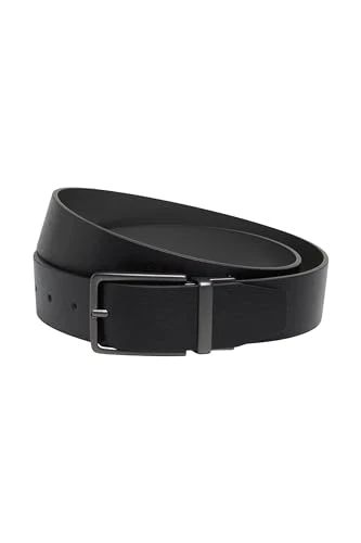 Men's 113EA2S307 Belt, 001/BLACK, 110