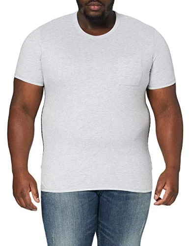 Men's 13.904.32.6073 T-Shirt, Grey (Harbour Grey 9103), Large