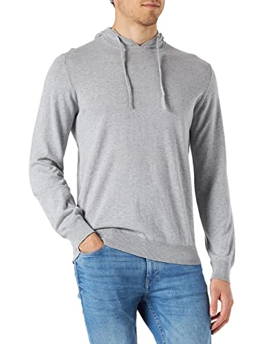 Men's 154190 Hooded Sweatshirt, Grey, S