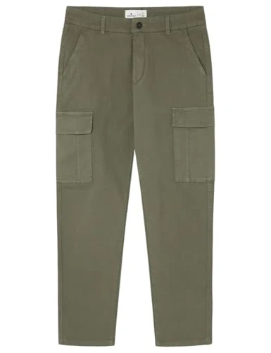 Men's 1558227 Cargo Trousers, Medium Khaki, 40W/42L