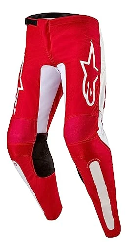 Men's 1X Motorcycle Pants, Mars Red/White, M