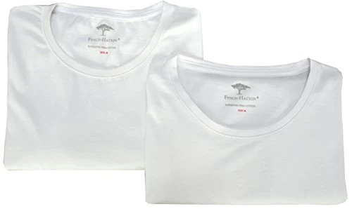 Men`s 2 Pack T-Shirts - White (Large)