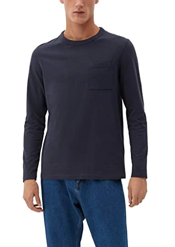 Men's 2119204 Long-Sleeved T-Shirt, Dark Blue 5959, L