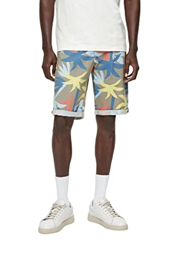 Men's 2132052 Bermuda Shorts, Beige | Multicoloured 81a2, 24