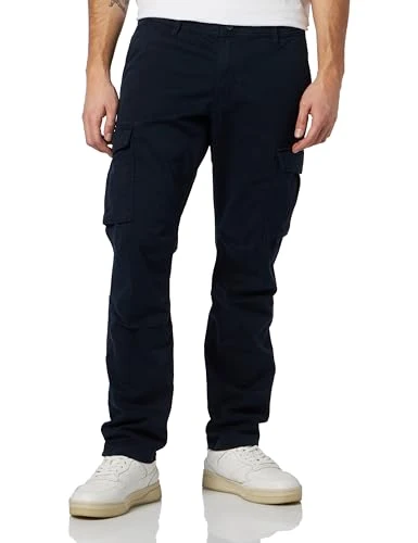 Men's 2138893 Cargo Trousers, Regular fit, Blue 5978, 29 W/30 L