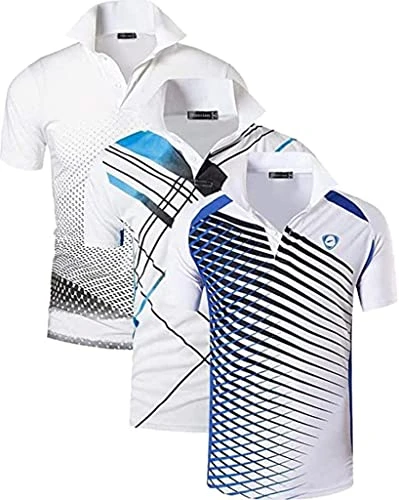 Men's 3 Packs Sport Polo T-Shirt LSL195 MixPackG L