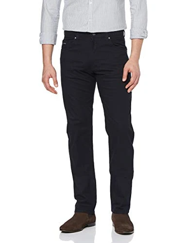 Men's 3020-76101 Loose Fit Jeans, Blue (Navy 370), W35/L32