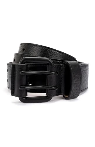 mens 38mm Double Prong BeltBelt, Black, 32