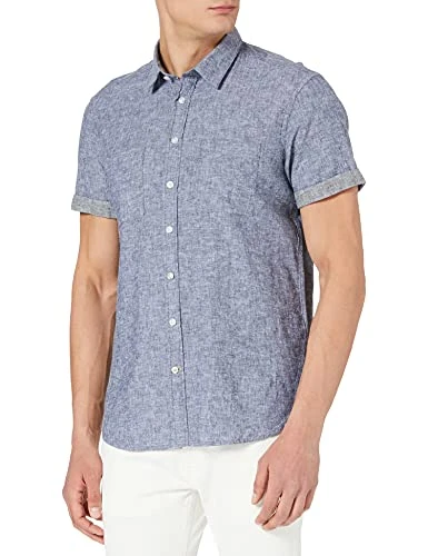 Men's 4092385S49 Shirt, Sky Light 01, Small