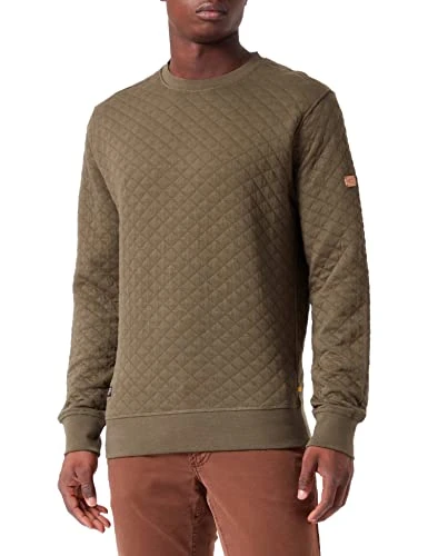 Men's 409445/8w20 Sweater, Olive brown, S