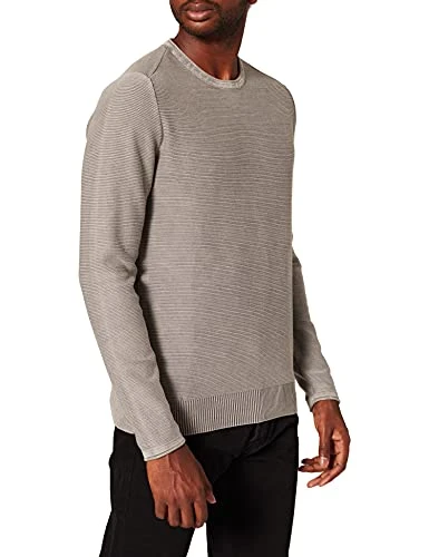 Men's 409540/6k10 Sweater, steingrau, XXXXXL