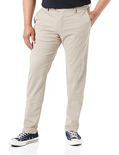 Men's 4220-16224 Slackhose Trousers, Beige-50, 34 W/32 L