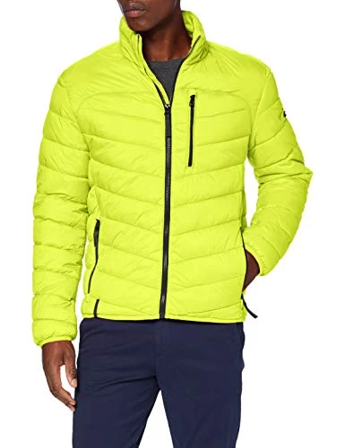Men's 4308004e5261 Quilted Jacket, Lime, 26