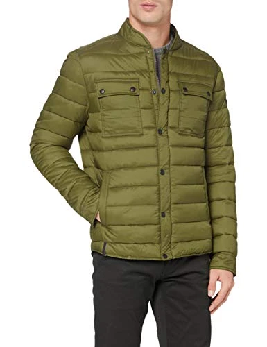 Men's 4309004e5223 Quilted Jacket, Olive Green, 50